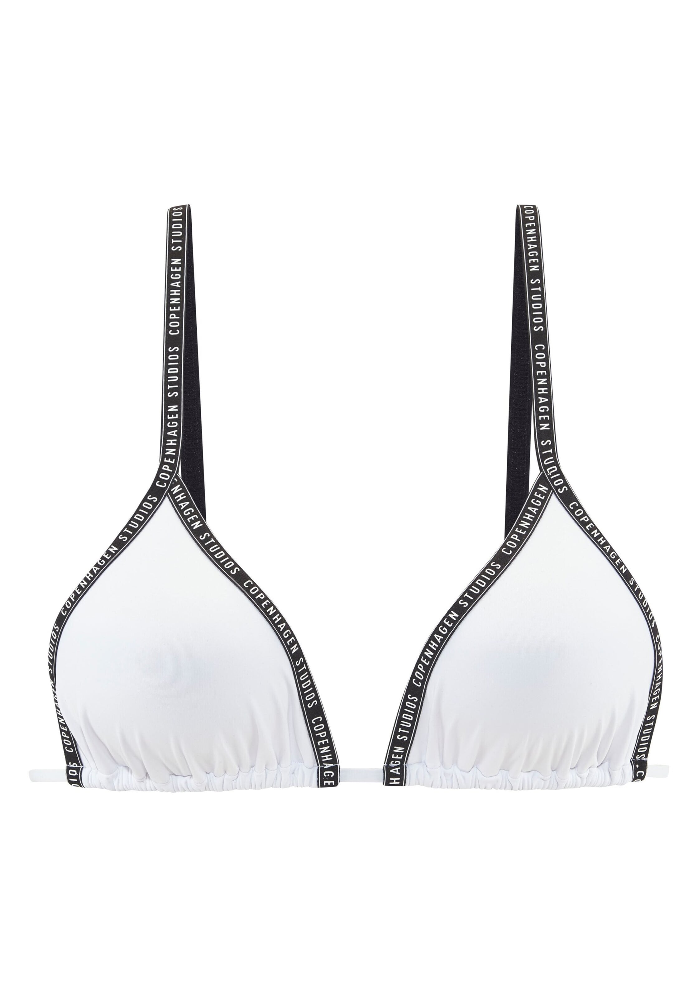 Triangolo Top per bikini di Copenhagen Studios in bianco: frontale