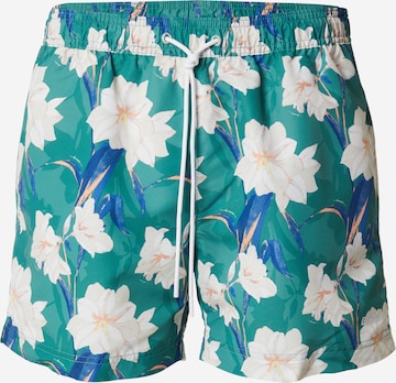 Shorts de bain 'Iris' BOSS en vert : devant