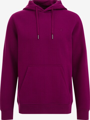 WE Fashion Sweatshirt in Purple: front