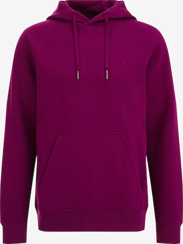 WE Fashion Sweatshirt in Purple: front