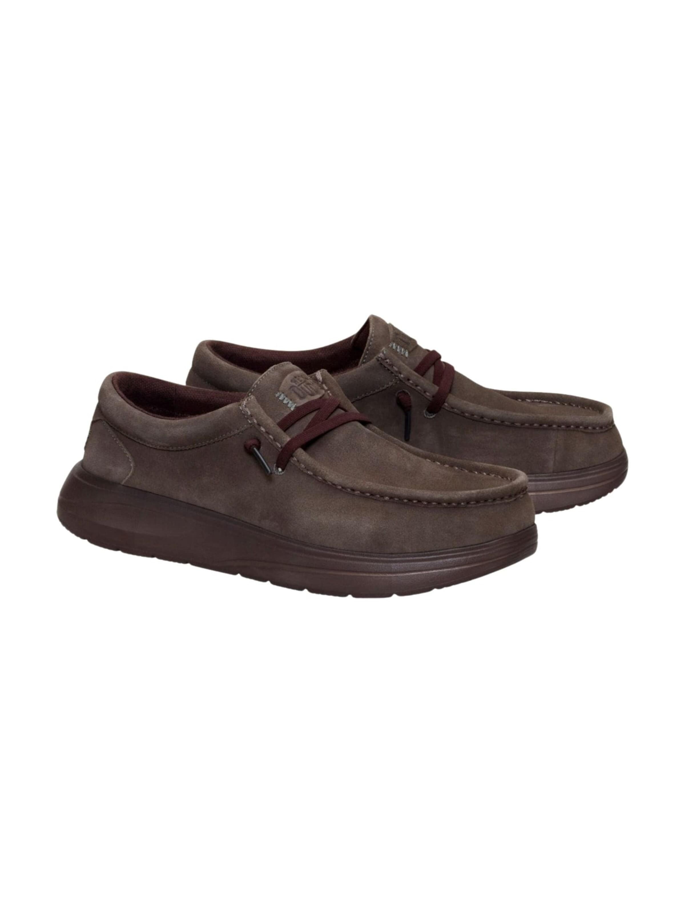 HEY DUDE Mockasin 'Wally COMF Suede' i brun