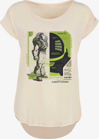 T-shirt 'Buzz Lightyear Buzz Tech Panel' F4NT4STIC en beige : devant