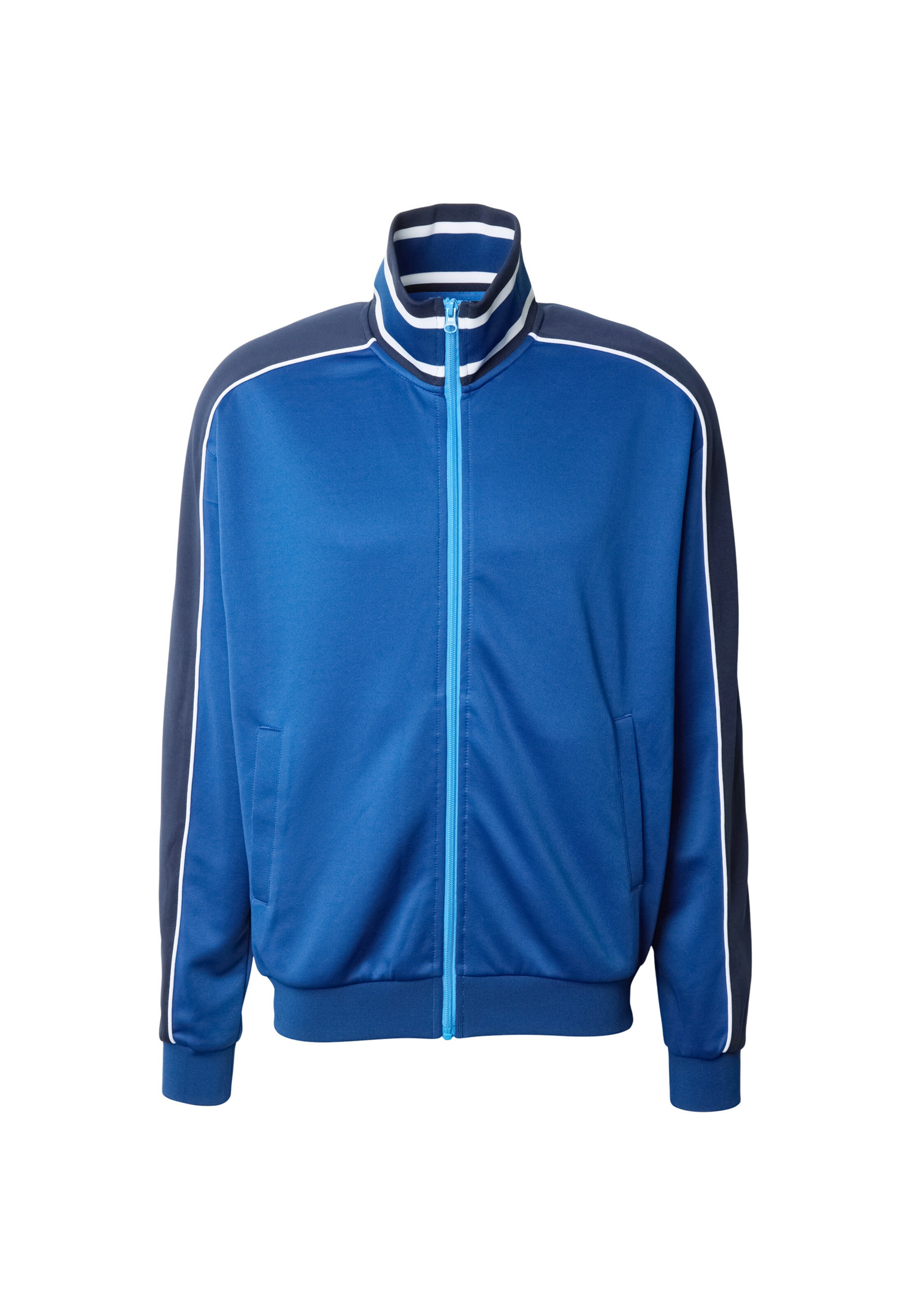Urban Classics Trainingsjacke in Blau: Vorderseite