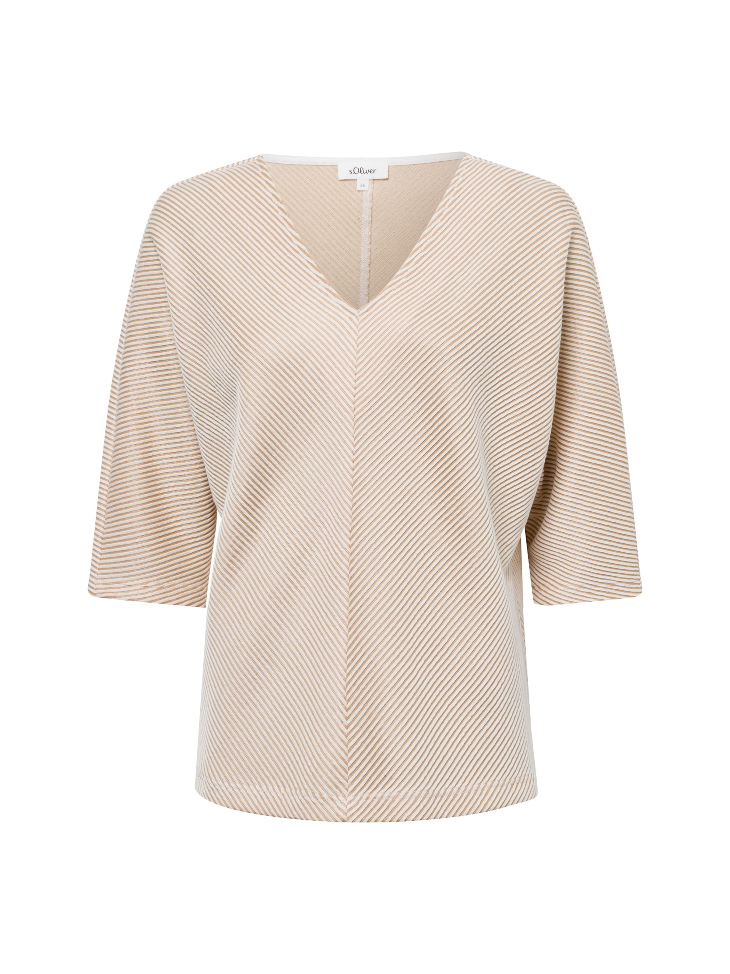 s.Oliver Sweatshirt in Brown: front