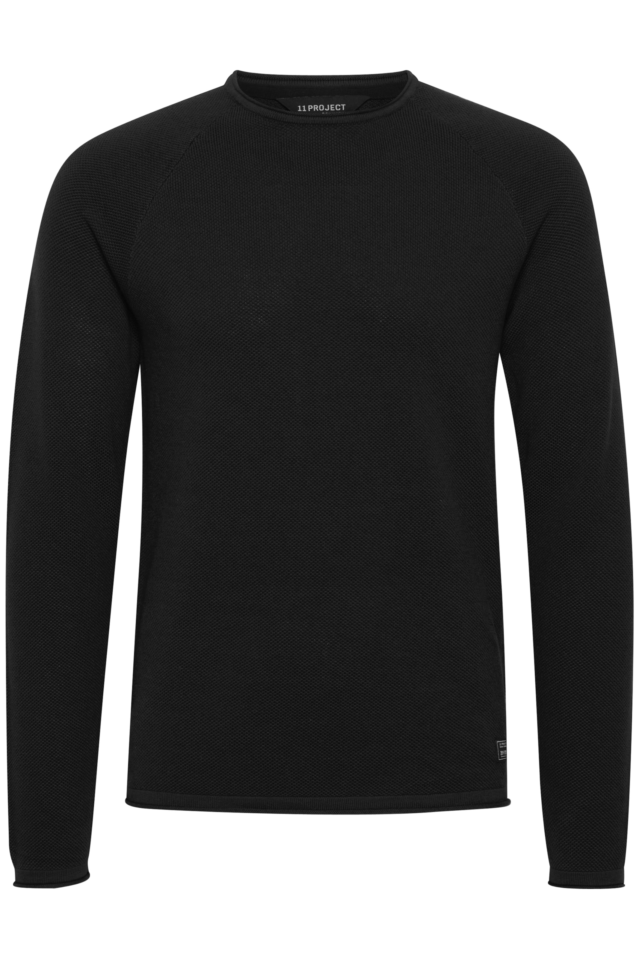 11 Project - Pullover 'Dacio' em preto: frente