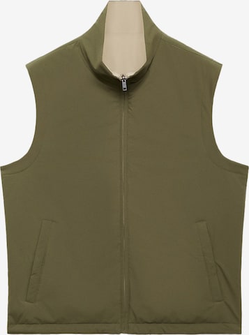 MANGO MAN Liivi 'Nadast' värissä vihreä: etupuoli