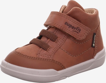 SUPERFIT First-Step Shoes 'SUPERFREE' in Brown: front