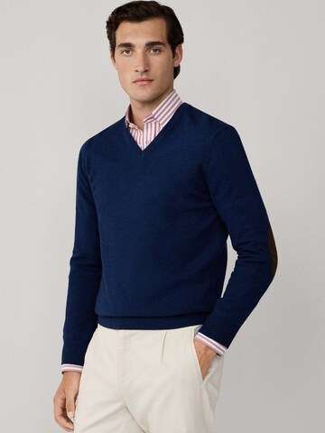 Hackett London Pullover in Blau: Vorderseite