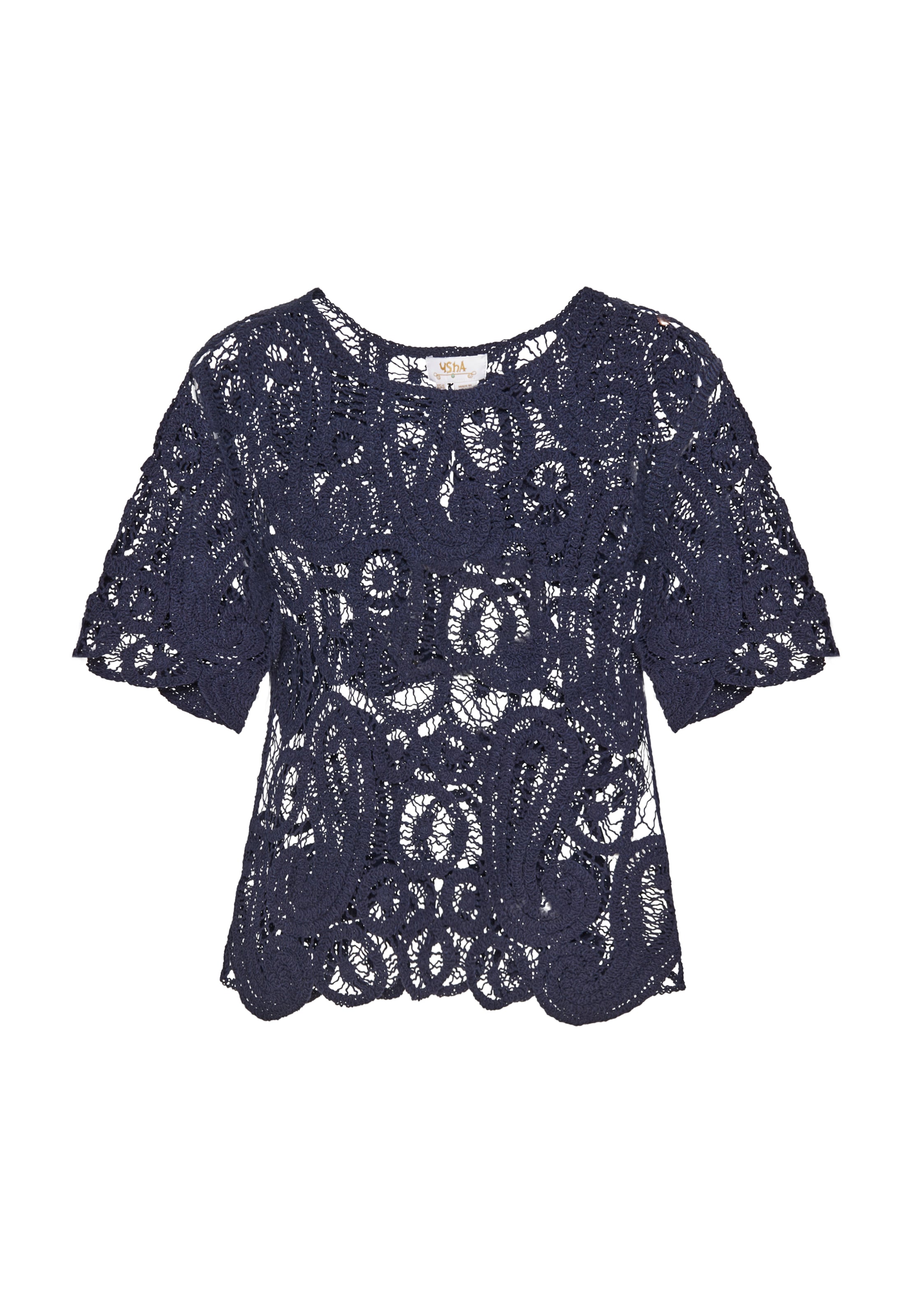 zils usha FESTIVAL Blūze 'Fashion Look': no priekšpuses