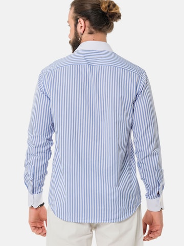 CIPO & BAXX Slim Fit Hemd 'CH192' in Blau