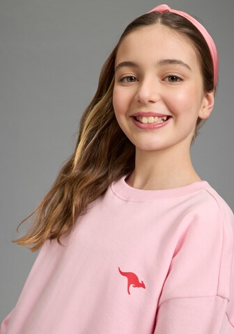KangaROOS Sweatshirt in Pink