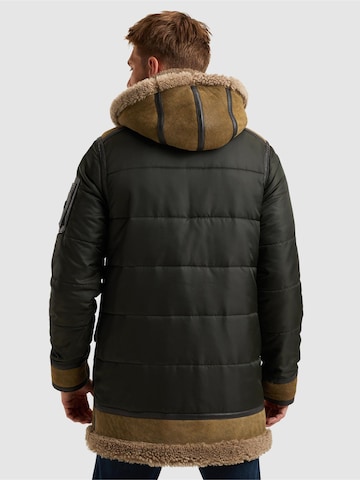 PME Legend Tussenjas 'Tornador leather jacket' in Bruin