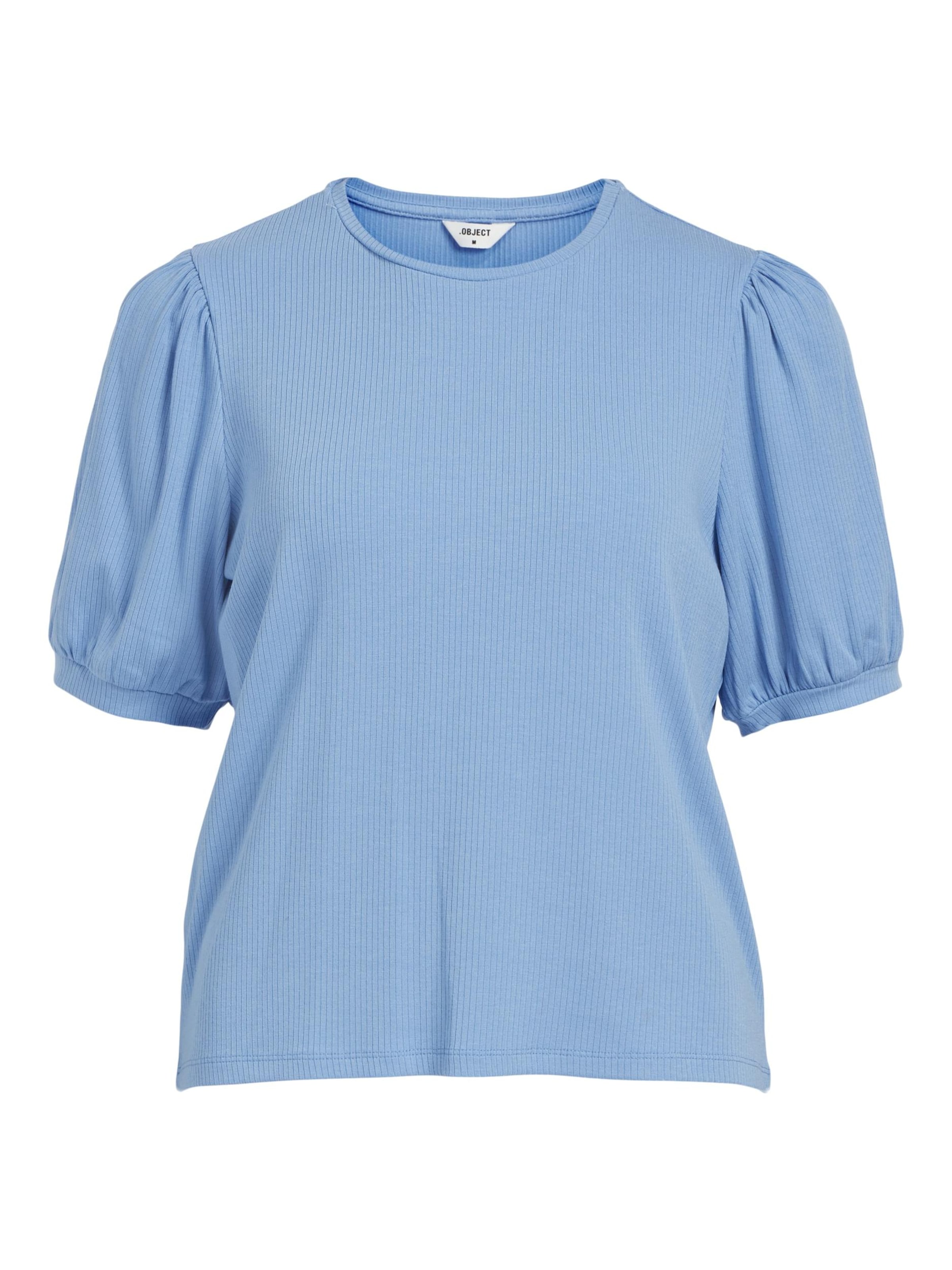 OBJECT T-shirt 'Jamie' i blå: framsida