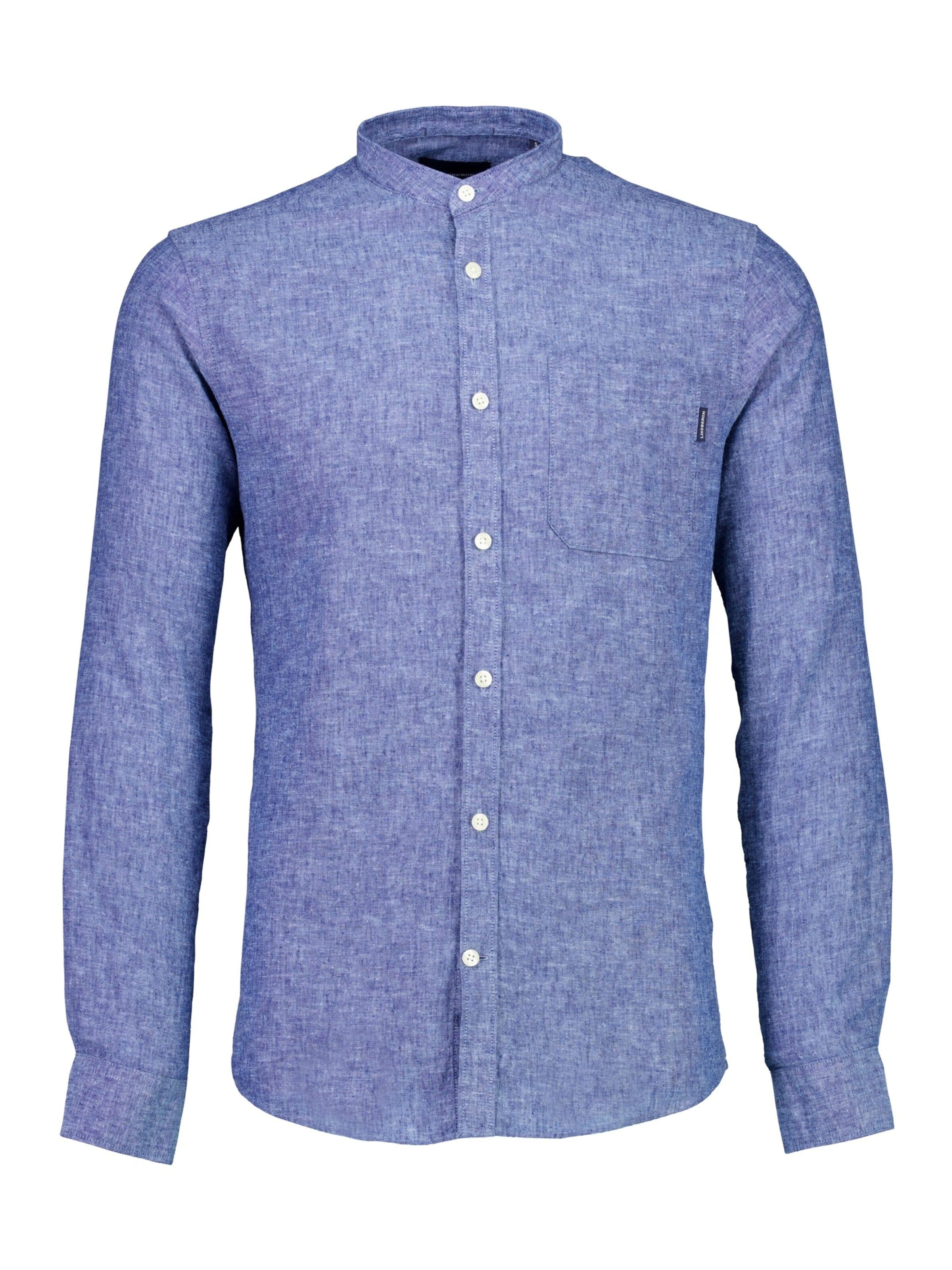 Lindbergh Overhemd in Blauw: voorkant