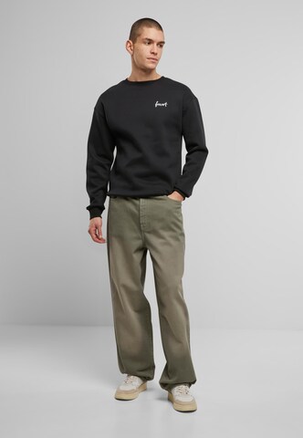 Forvert Sweatshirt 'Crewn. Carlsbad' in Schwarz