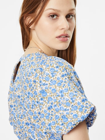 Neo Noir Blouse 'Scotty' in Blauw