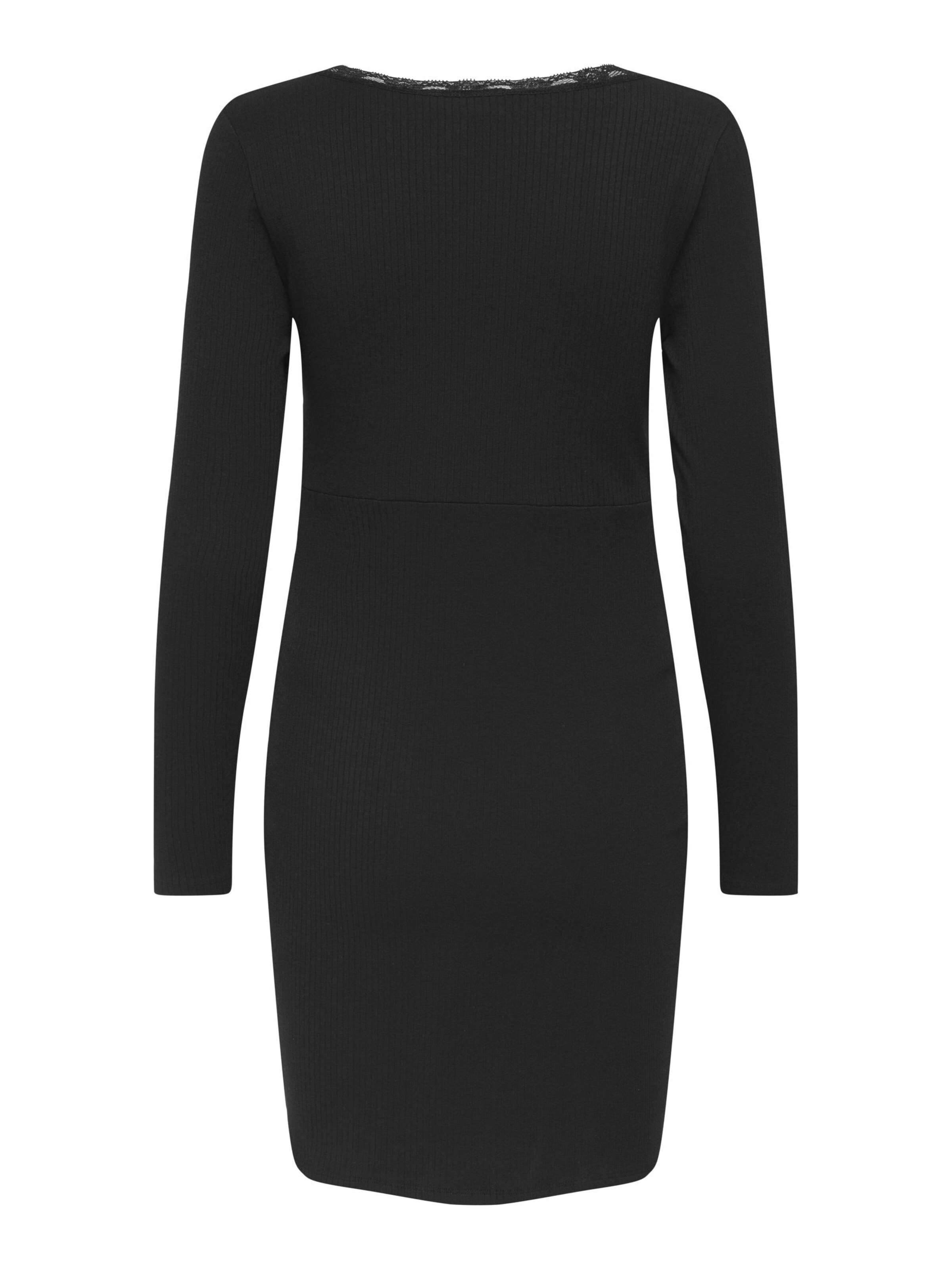 Only Maternity Jurk 'IPASS' in Zwart