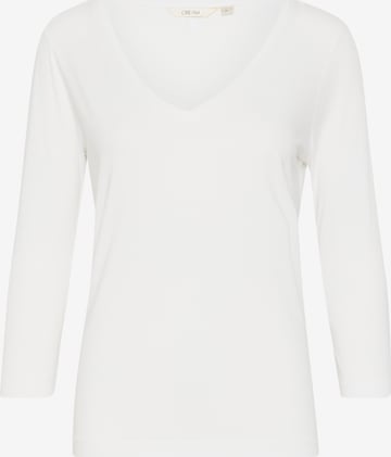 Maglietta 'Naia' di Cream in bianco: frontale