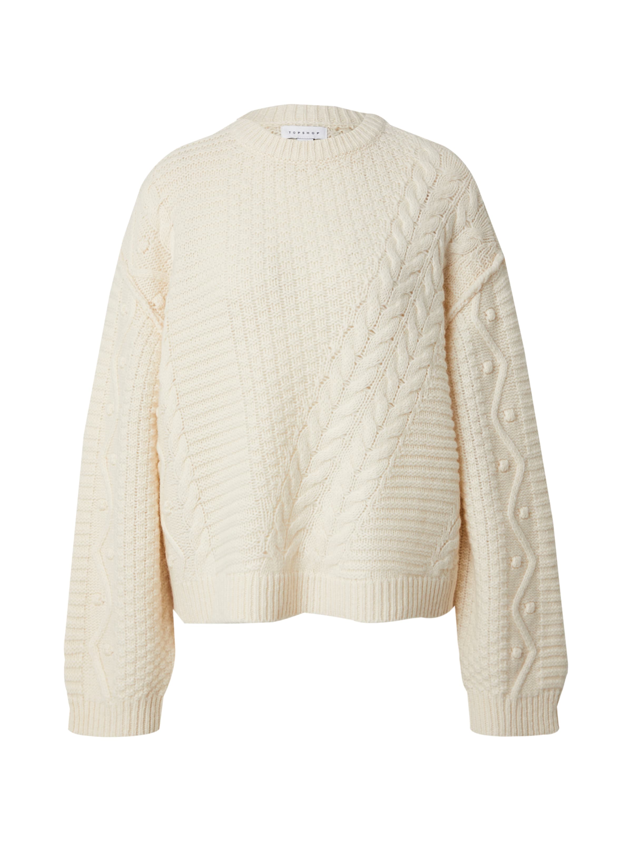 TOPSHOP Pullover in Beige: Vorderseite
