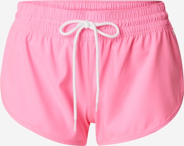 Hurley Szorty kąpielowe do kolan w kolorze różowy: przód