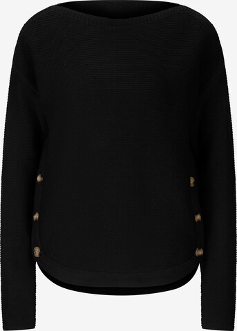 Pull-over heine en noir : devant