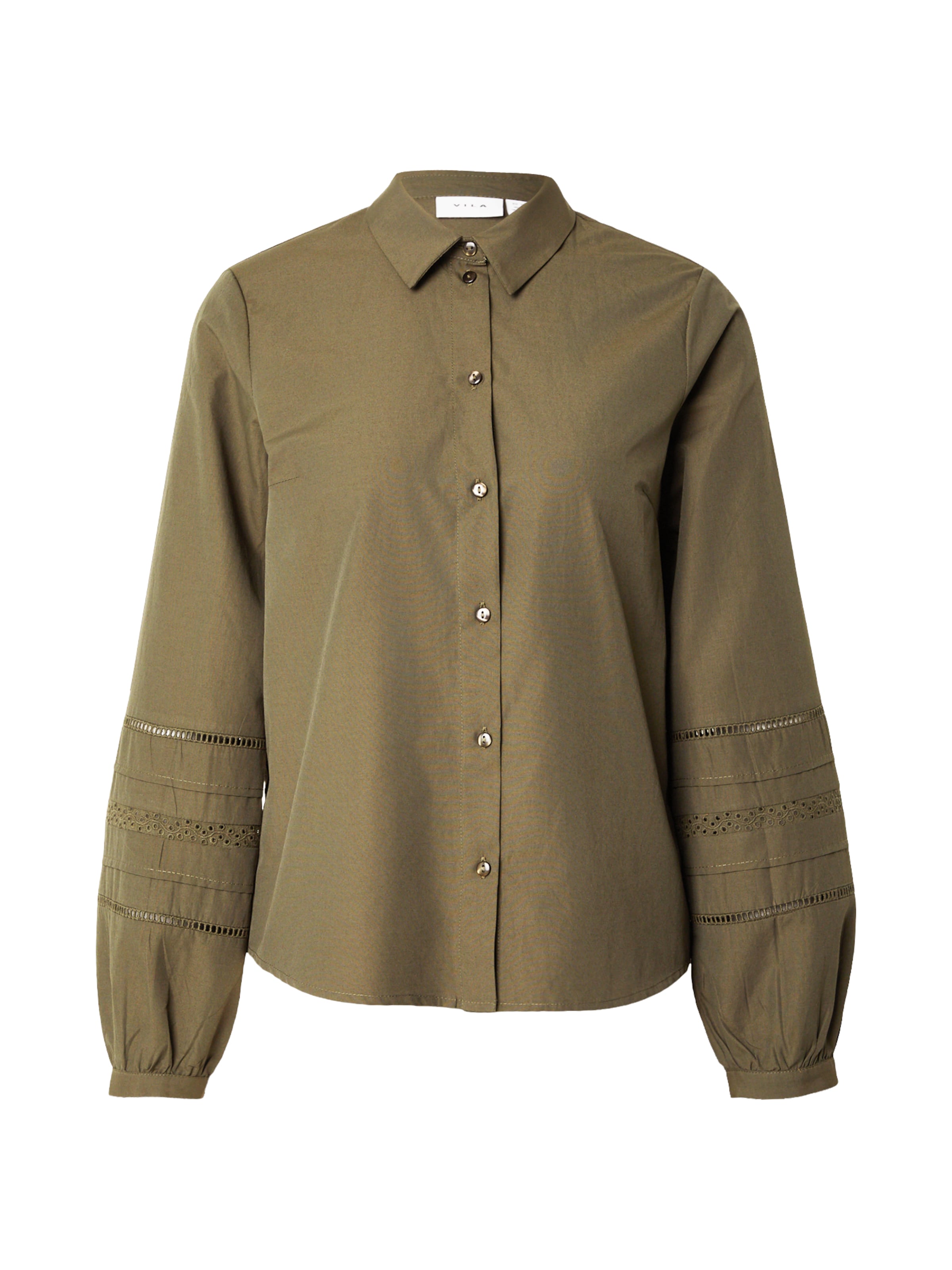 VILA Blouse 'VISUNNI' in Groen: voorkant
