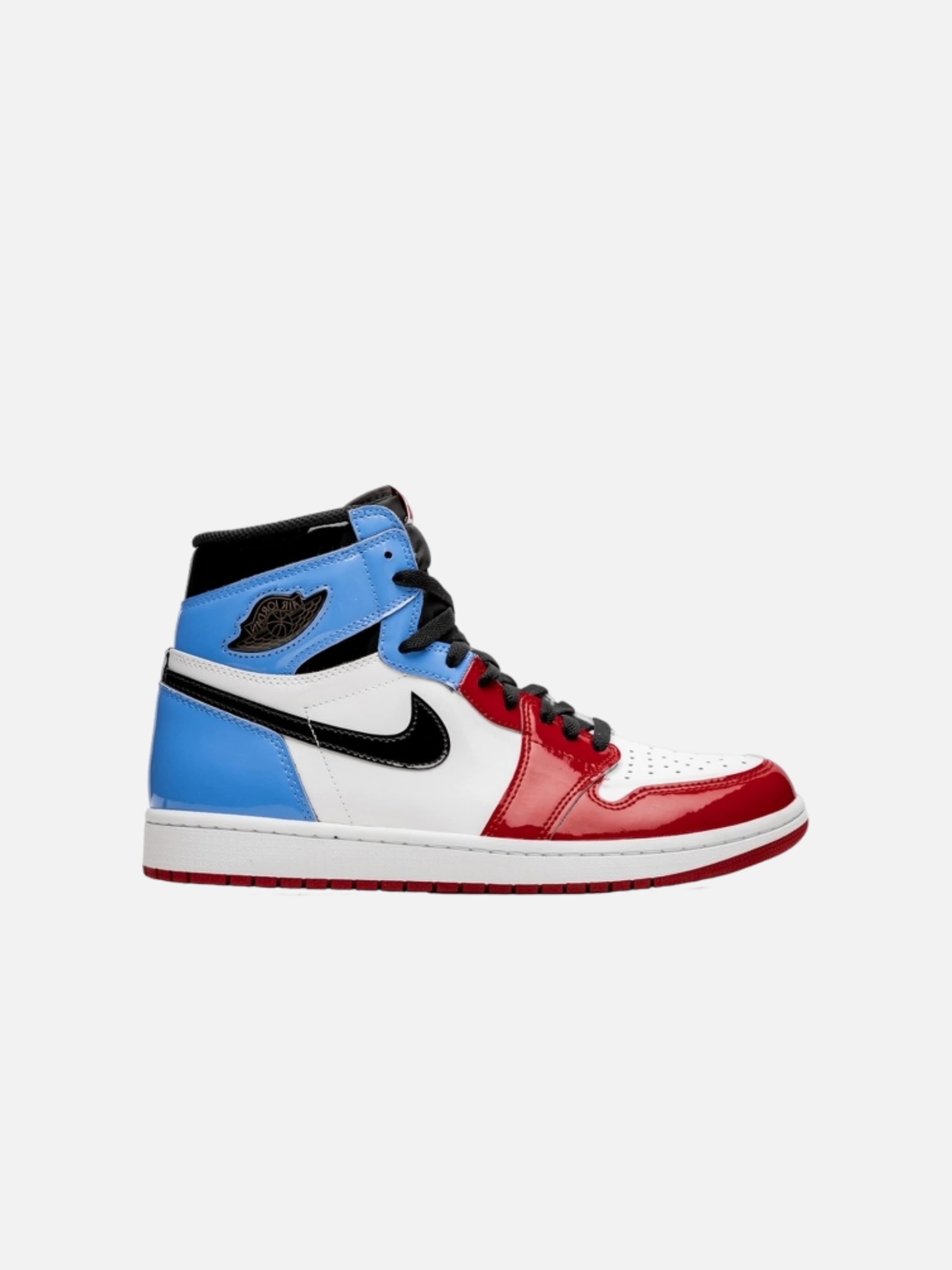 Sneaker alta 'Air 1 Retro High Fearless OG' di Jordan in rosso: frontale