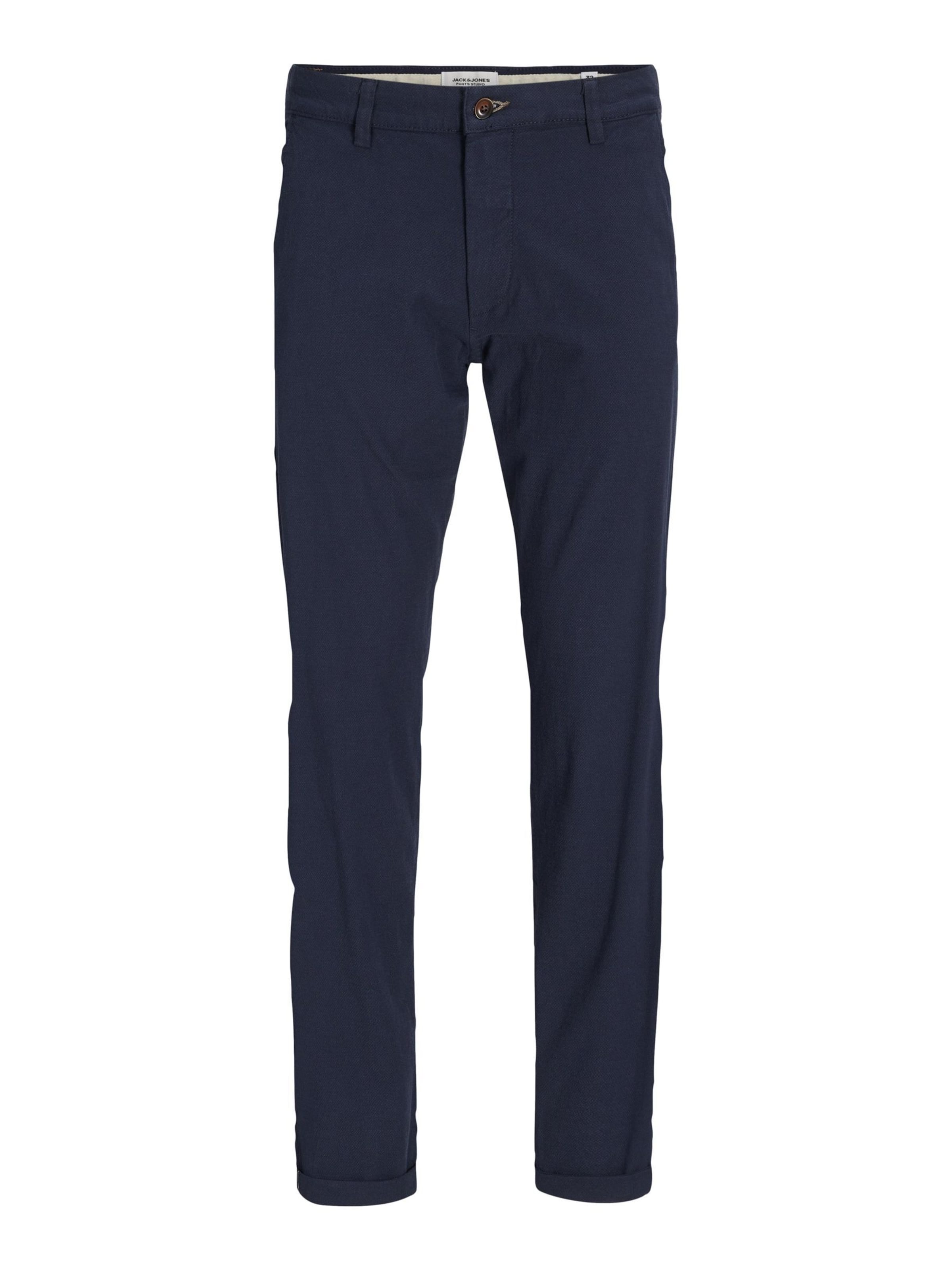 Loosefit Pantalon chino JACK & JONES en bleu : devant