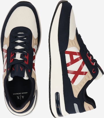 Sneaker low de la ARMANI EXCHANGE pe albastru