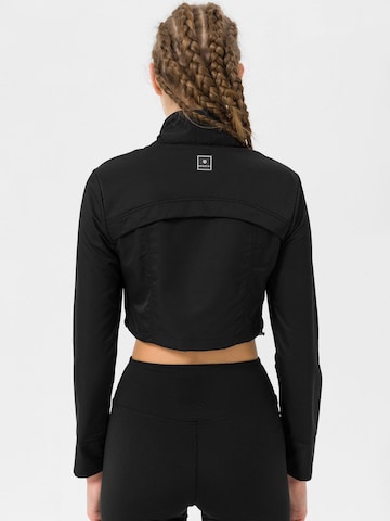 MOROTAI Sportjas 'CHROME TACTICAL BOMBER' in Zwart