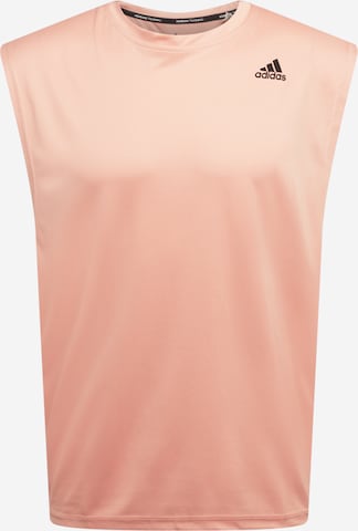 ADIDAS PERFORMANCE Top in Orange: front
