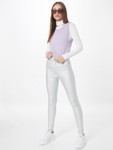 Dr. Denim Skinny Jeans 'Moxy' in Silver