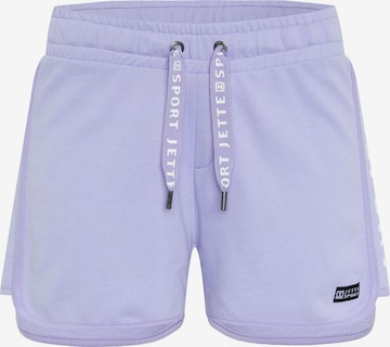 Jette Sport Pants in Purple: front