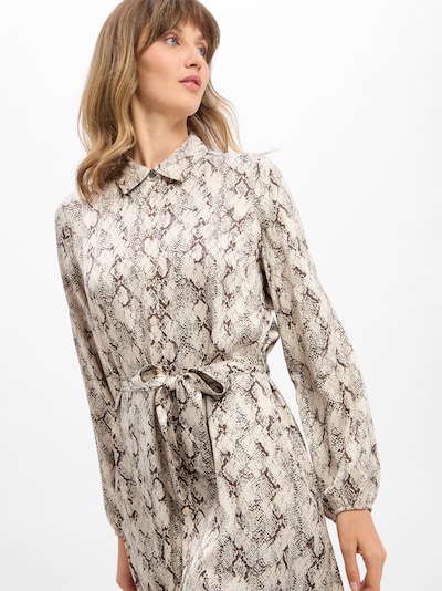COMMA Shirt Dress in Ecru / Brown, Item view