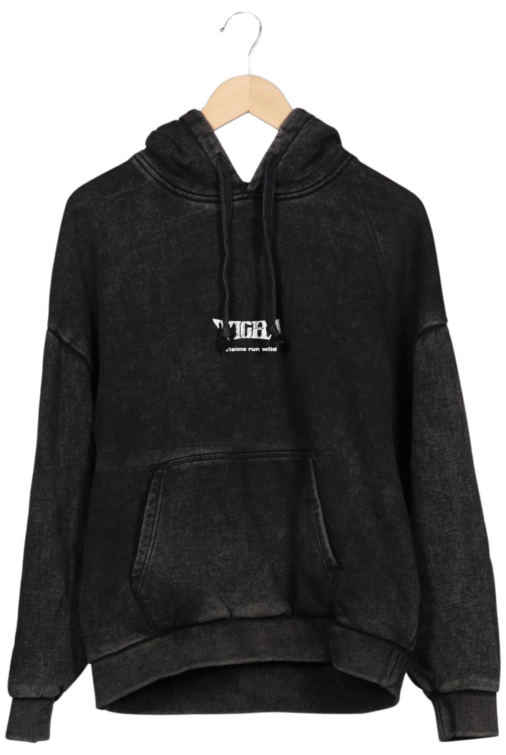 tigha Sweatshirt & Zip-Up Hoodie in S in Black: front