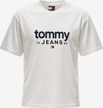 Maglietta 'DM0DM23376' di Tommy Jeans in bianco: frontale