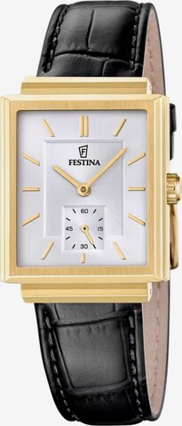 FESTINA Analogové hodinky 'Watch On The Square' – stříbrná: přední strana
