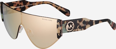 Michael Kors Lunettes de soleil 'PARK CITY' en brun foncé / or rose, Vue avec produit