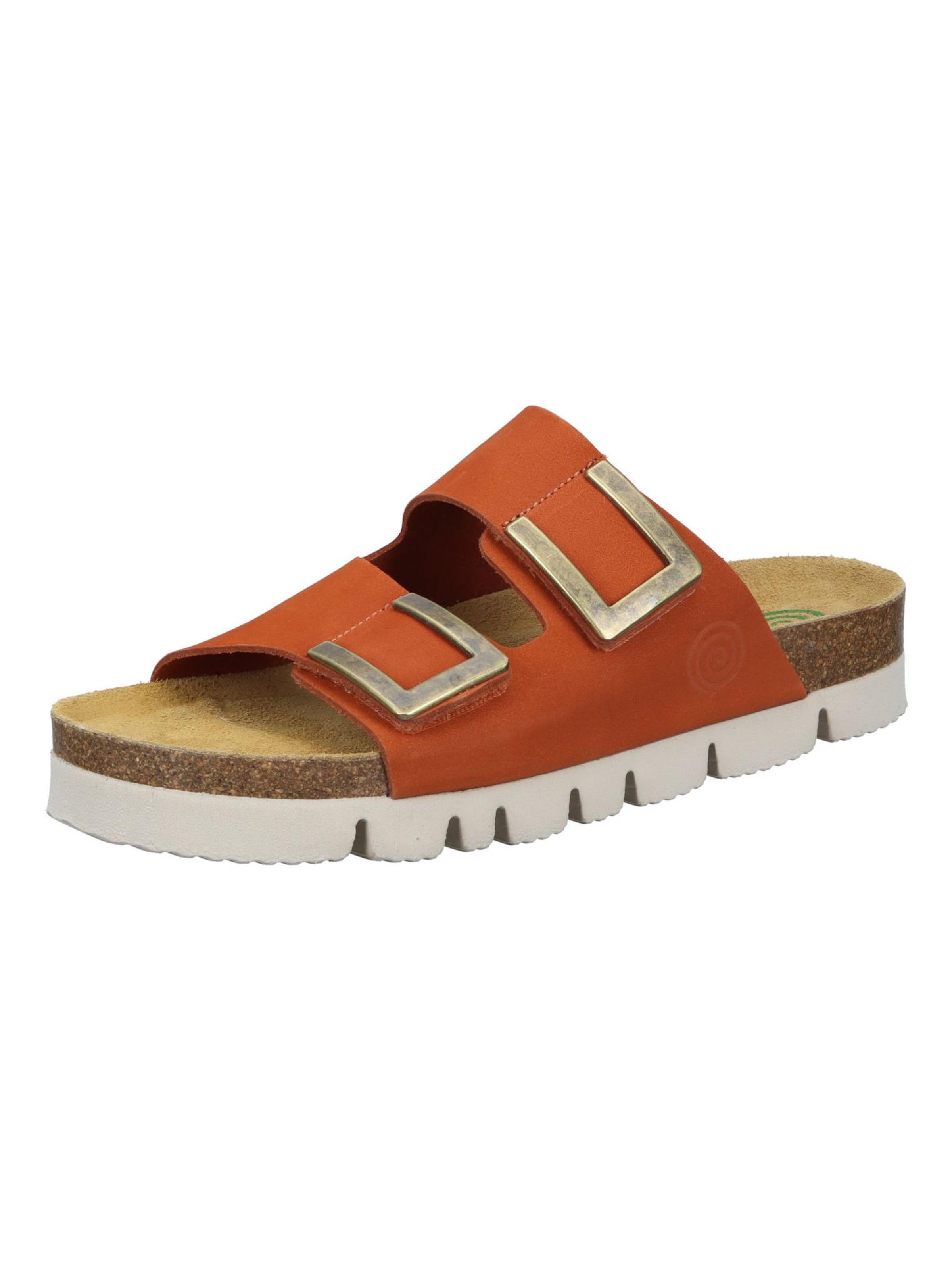 DR. BRINKMANN Mules 'Pantoletten BONILLO' in Orange: front