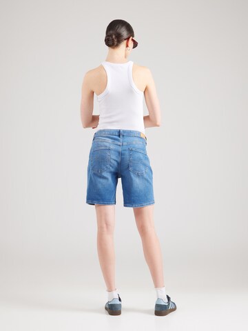 Coupe slim Jean 'Abby' QS en bleu