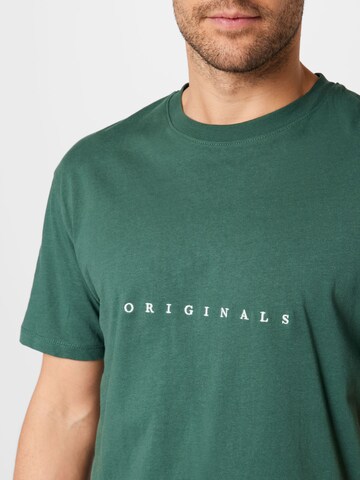 JACK & JONES Regular fit T-shirt 'Copenhagen' i grön