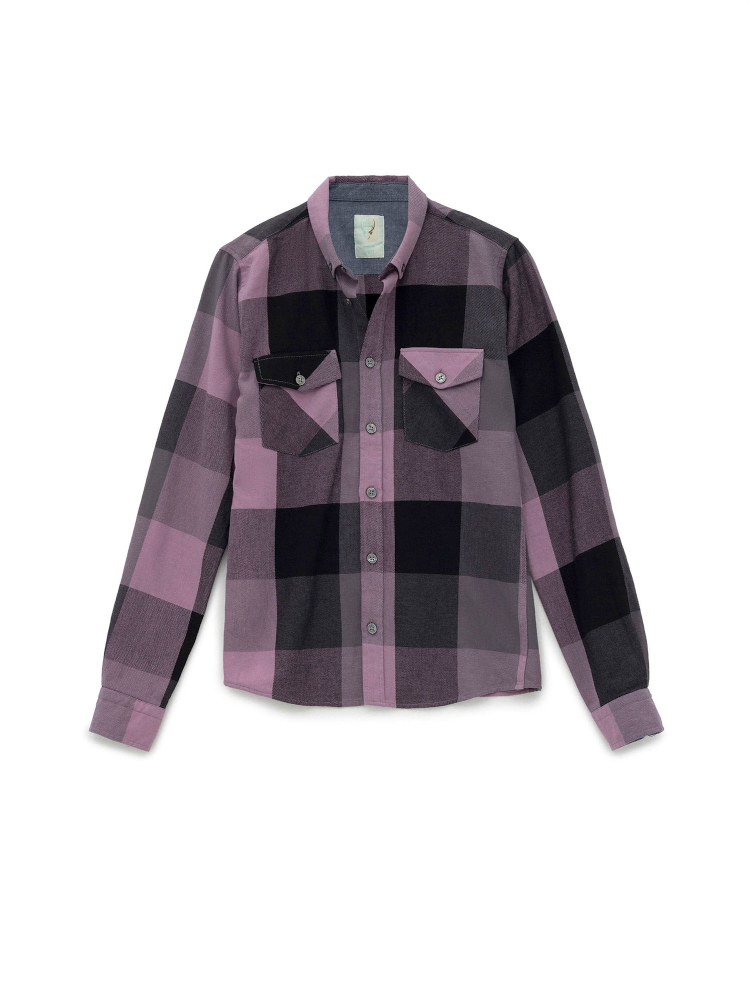 By Diess Collection Comfort fit Overhemd in Lila: voorkant