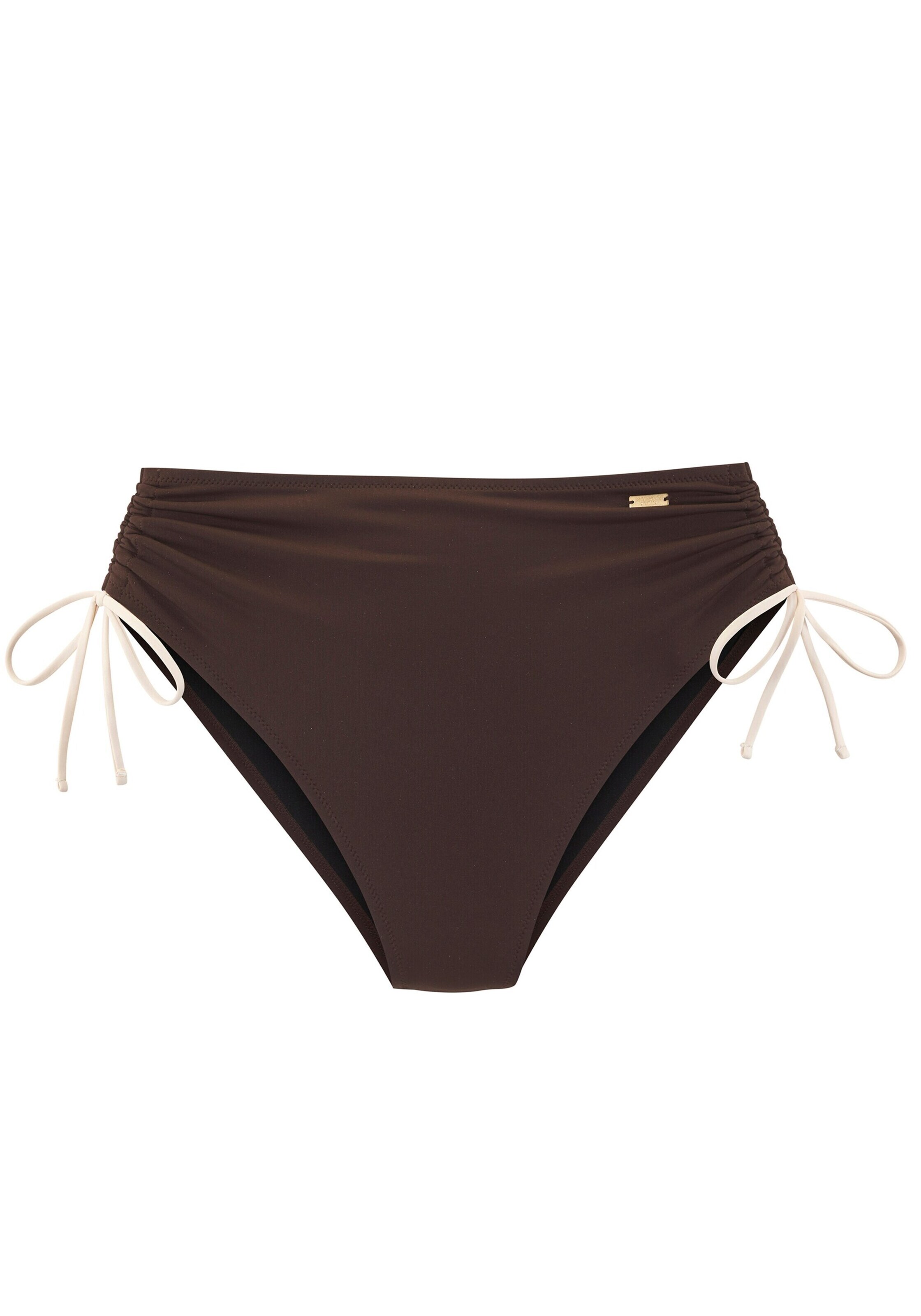 Copenhagen Studios Σλιπ μπικίνι σε καφέ: μπροστά