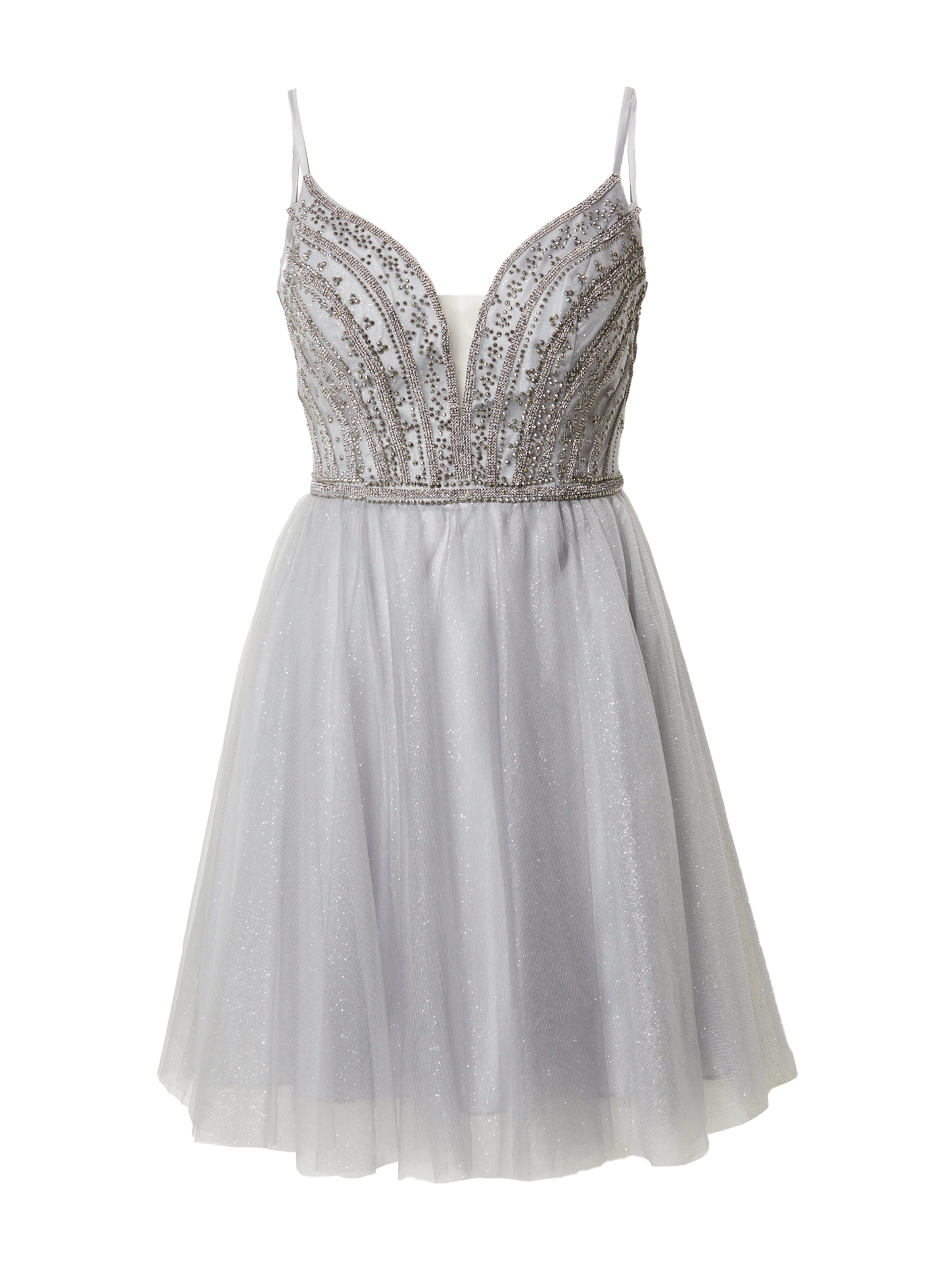 Laona Kleid in Grau: Vorderseite