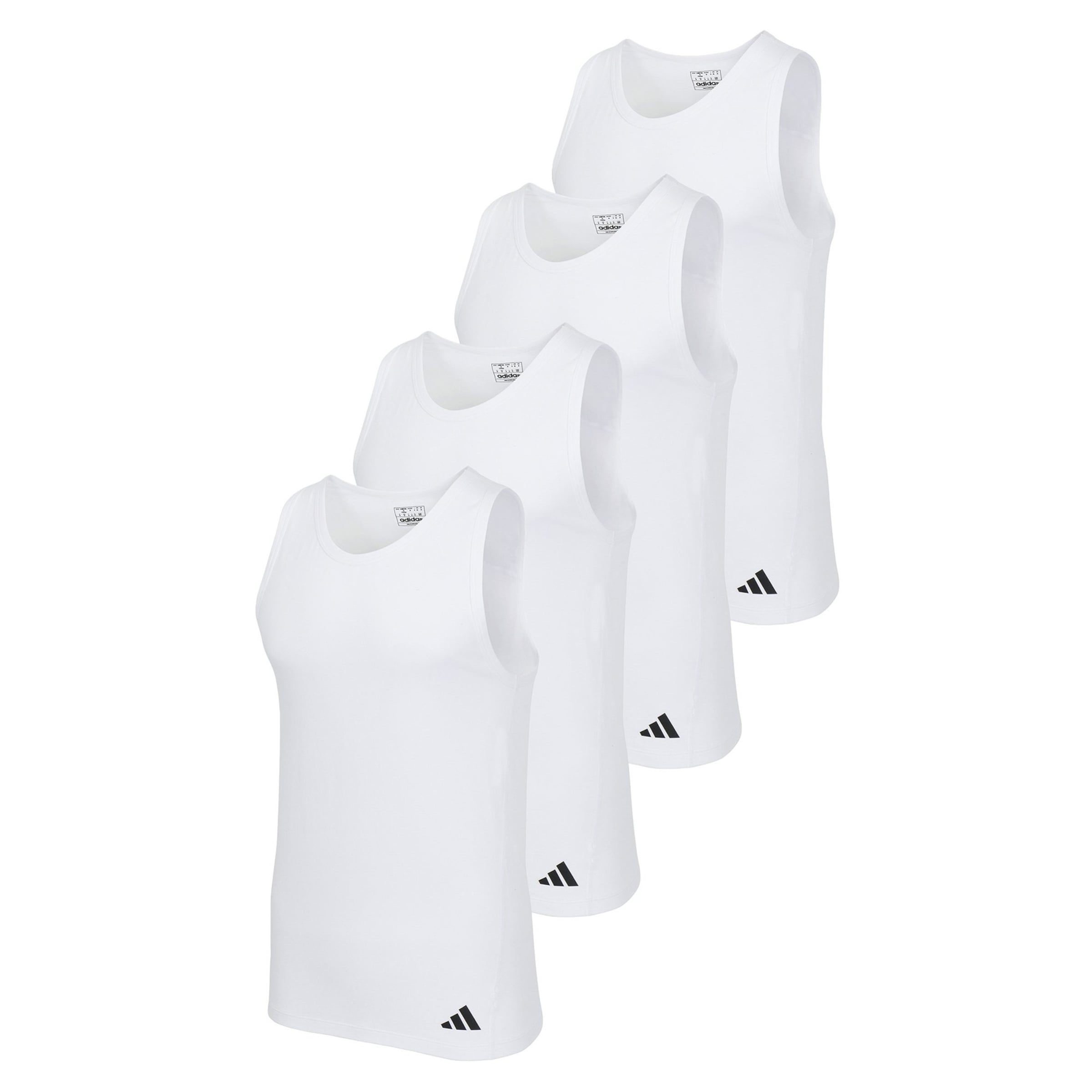 Maglietta intima di ADIDAS ORIGINALS in bianco: frontale
