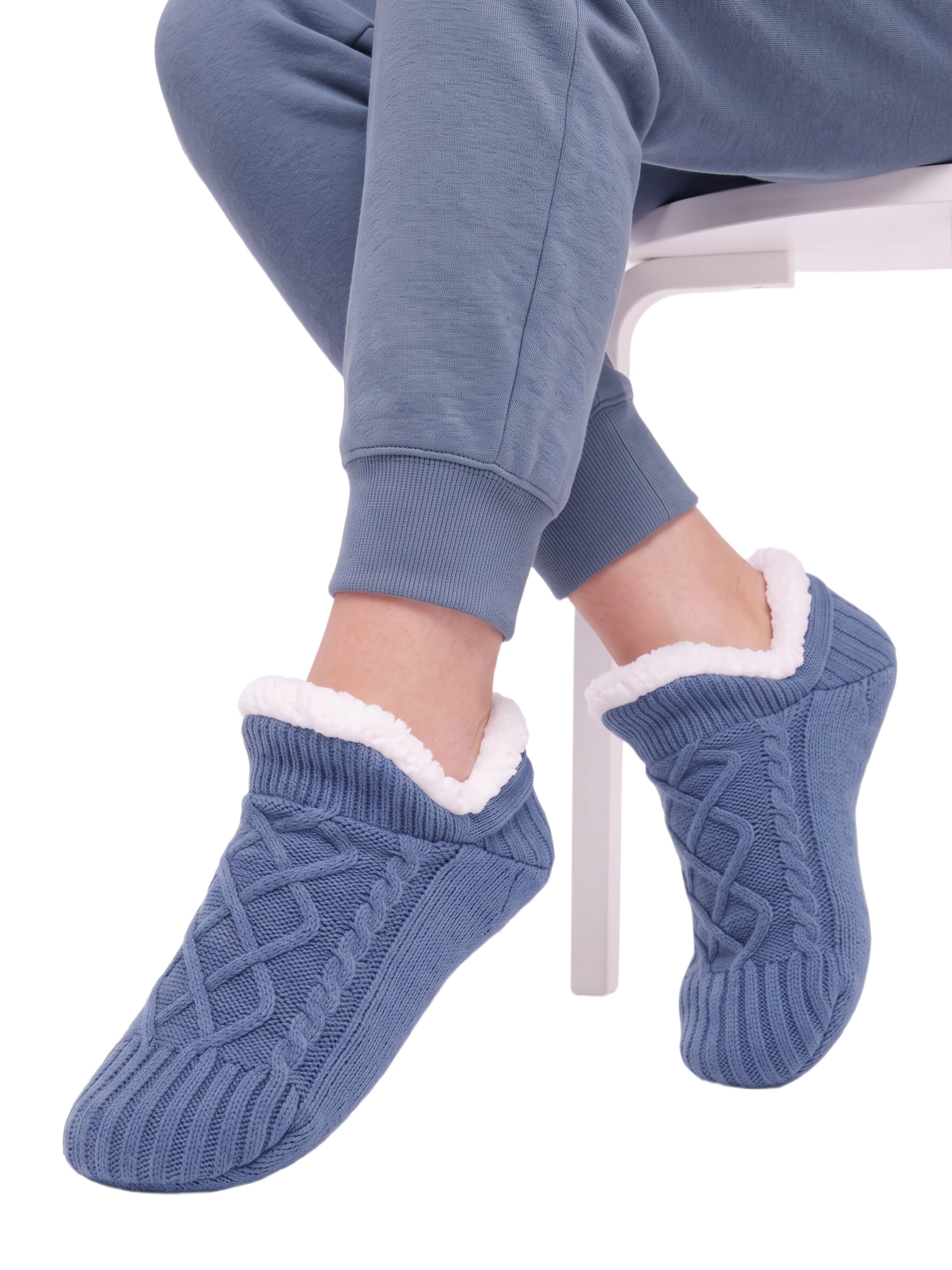 BONVERANO Ankle Socks in Blue