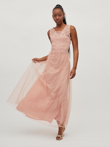 VILA Evening Dress 'Lynnea' in Pink