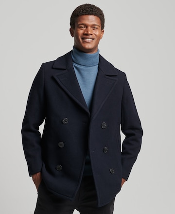 Superdry Winter Coat in Black: front