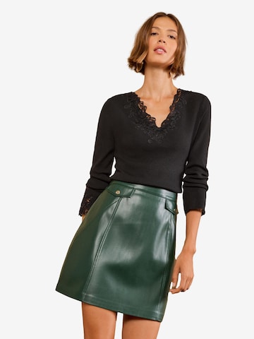 Gonna di love & roses in verde: frontale