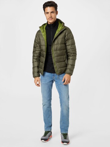 JACK WOLFSKIN Outdoorjas 'Helium' in Groen